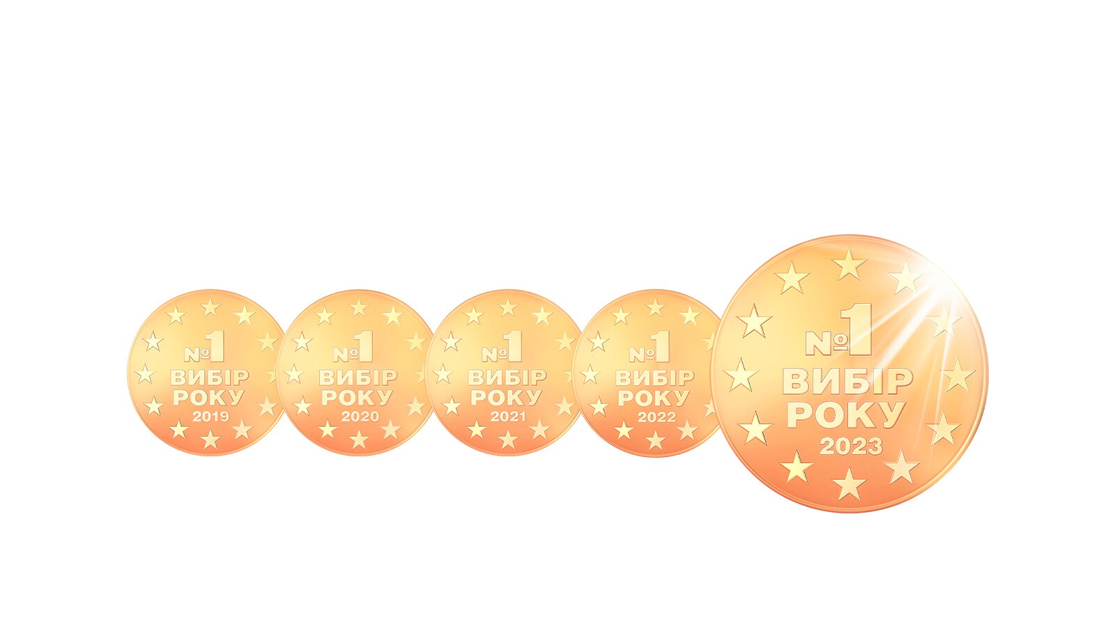 Холодильники LG п'ять років поспіль отримують нагороду ''Вибір року'' (2019-2023)